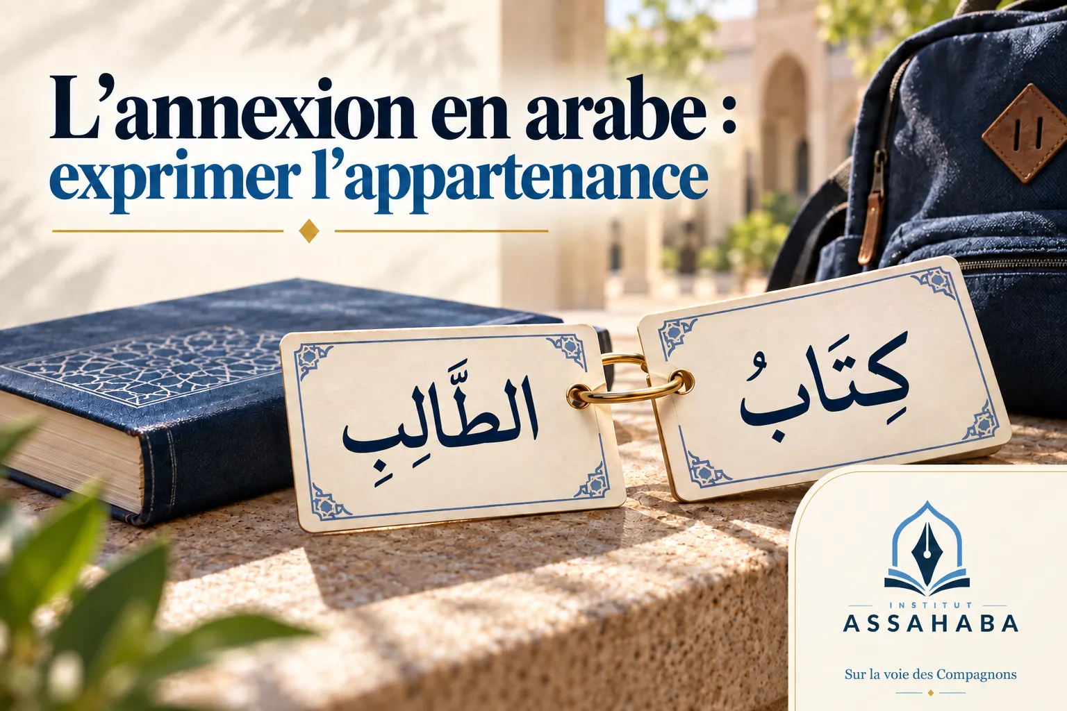 Couverture Institut Assahaba : L’annexion en arabe : exprimer l’appartenance