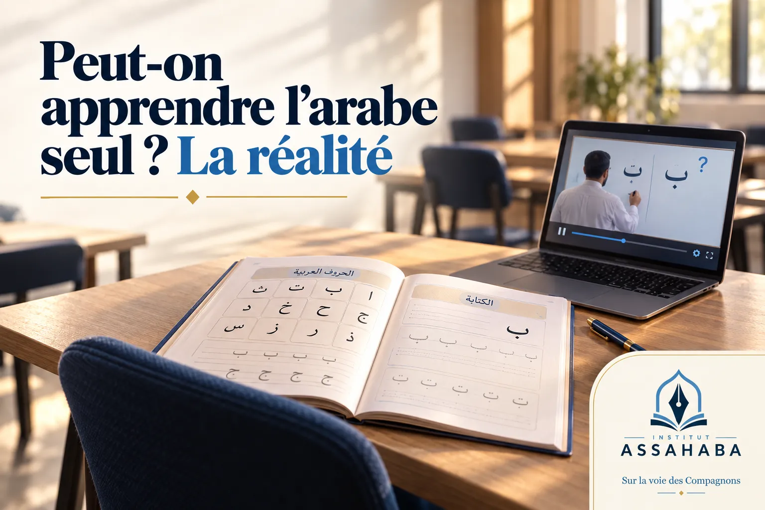 Couverture Institut Assahaba : Peut-on apprendre l'arabe seul ? La réalité
