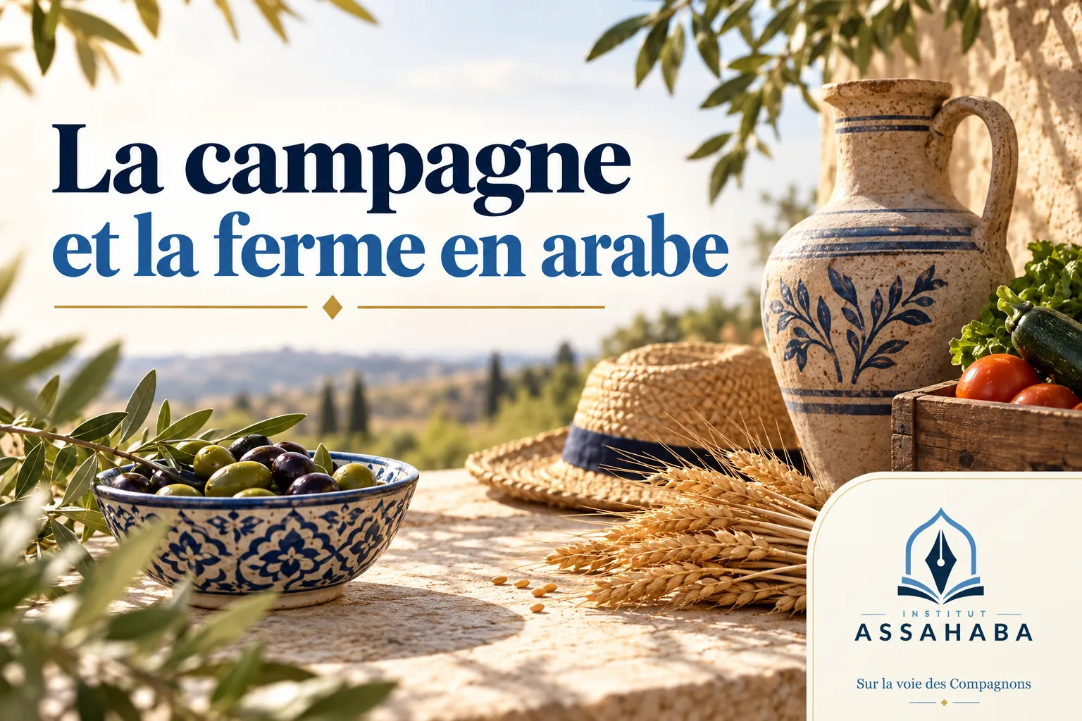 Couverture Institut Assahaba : La campagne et la ferme en arabe