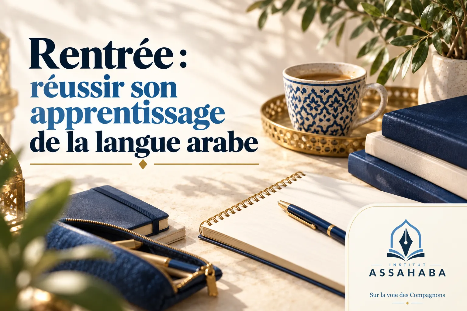 Couverture Institut Assahaba : Rentrée : réussir son apprentissage de la langue arabe