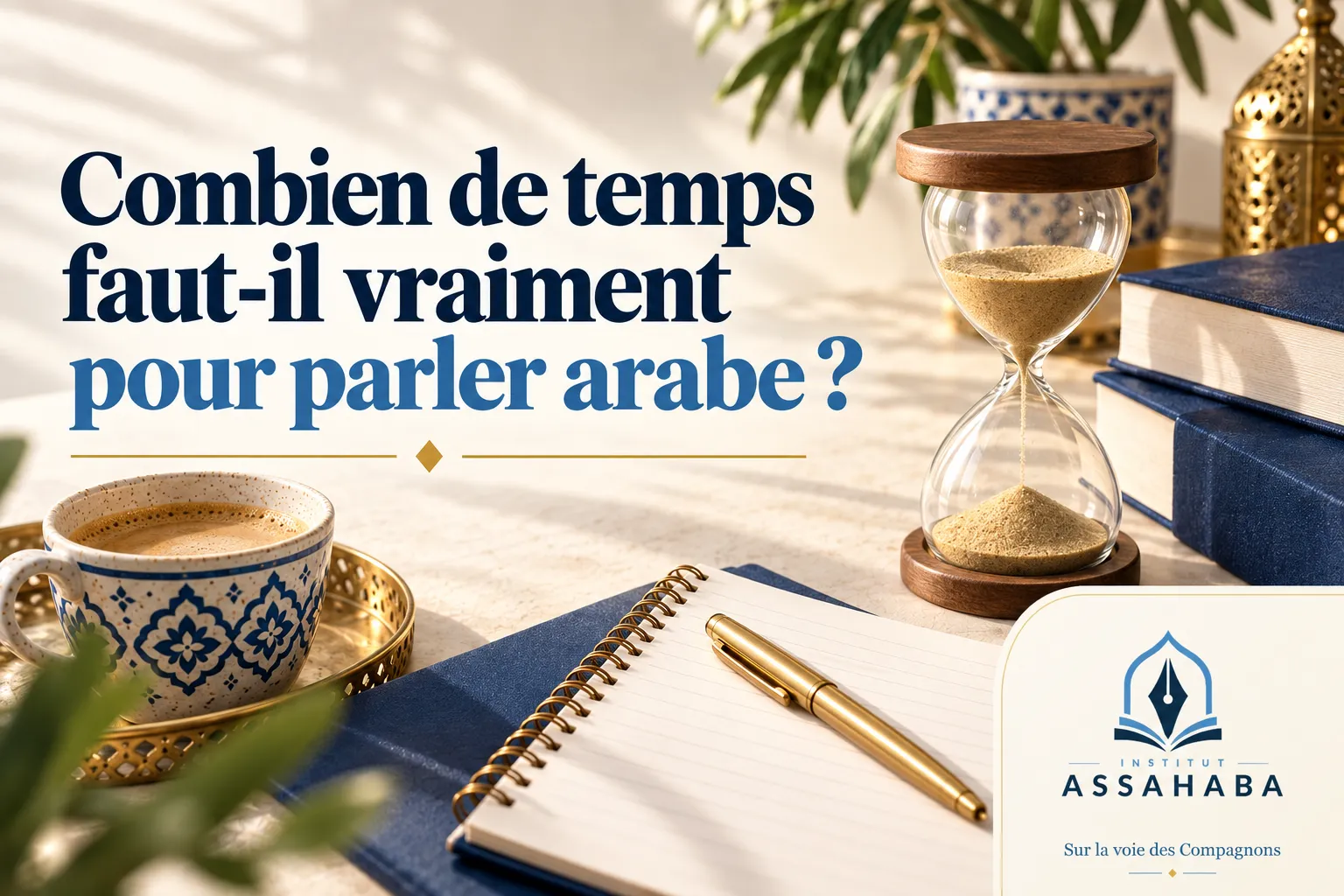 Couverture Institut Assahaba : Combien de temps faut-il vraiment pour parler arabe ?