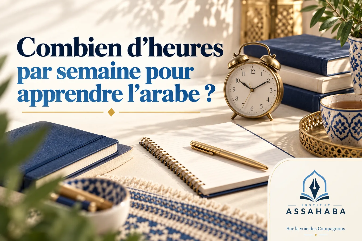 Couverture Institut Assahaba : Combien d'heures par semaine pour apprendre l'arabe ?