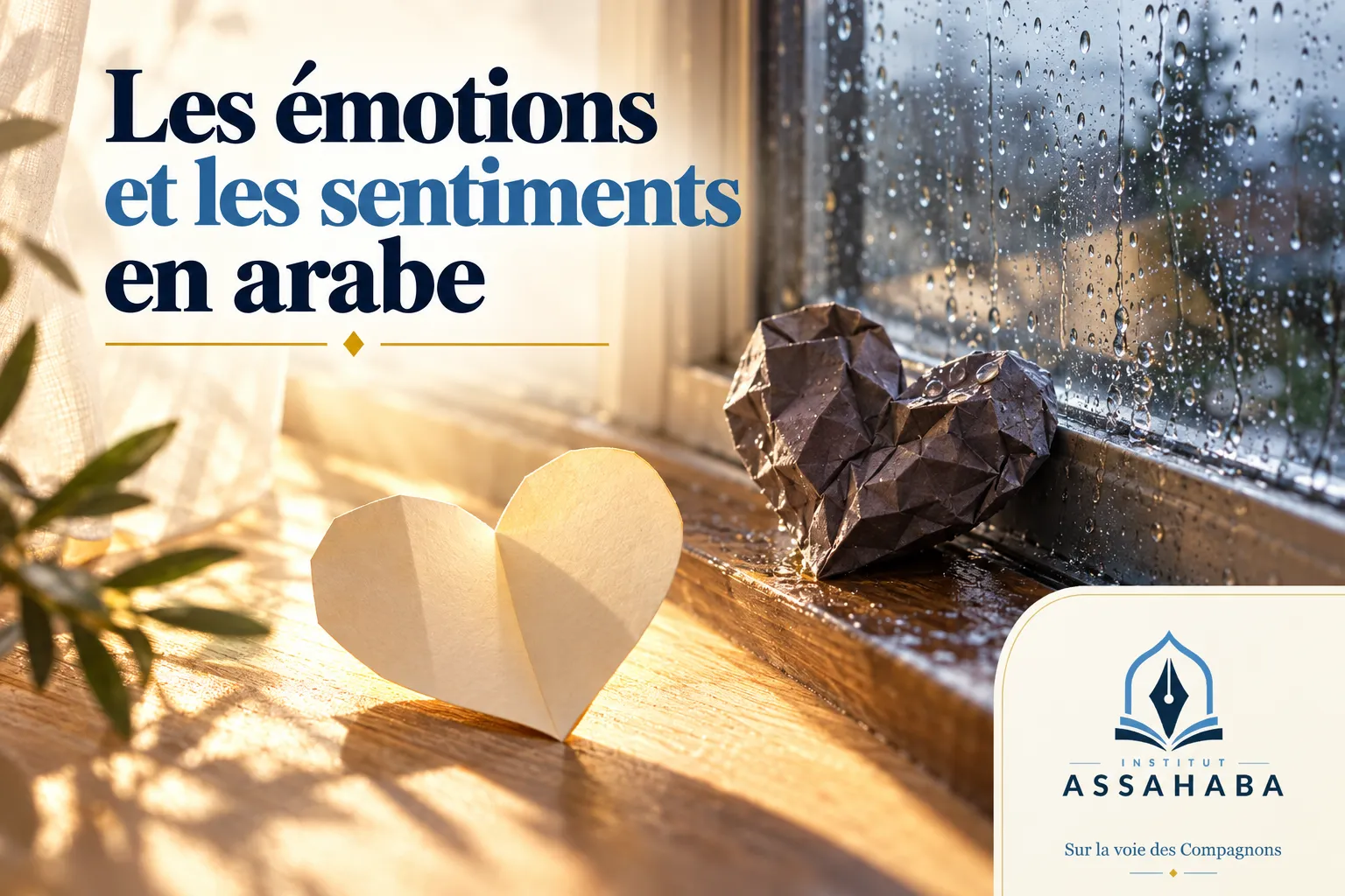 Couverture Institut Assahaba : Les émotions et les sentiments en arabe