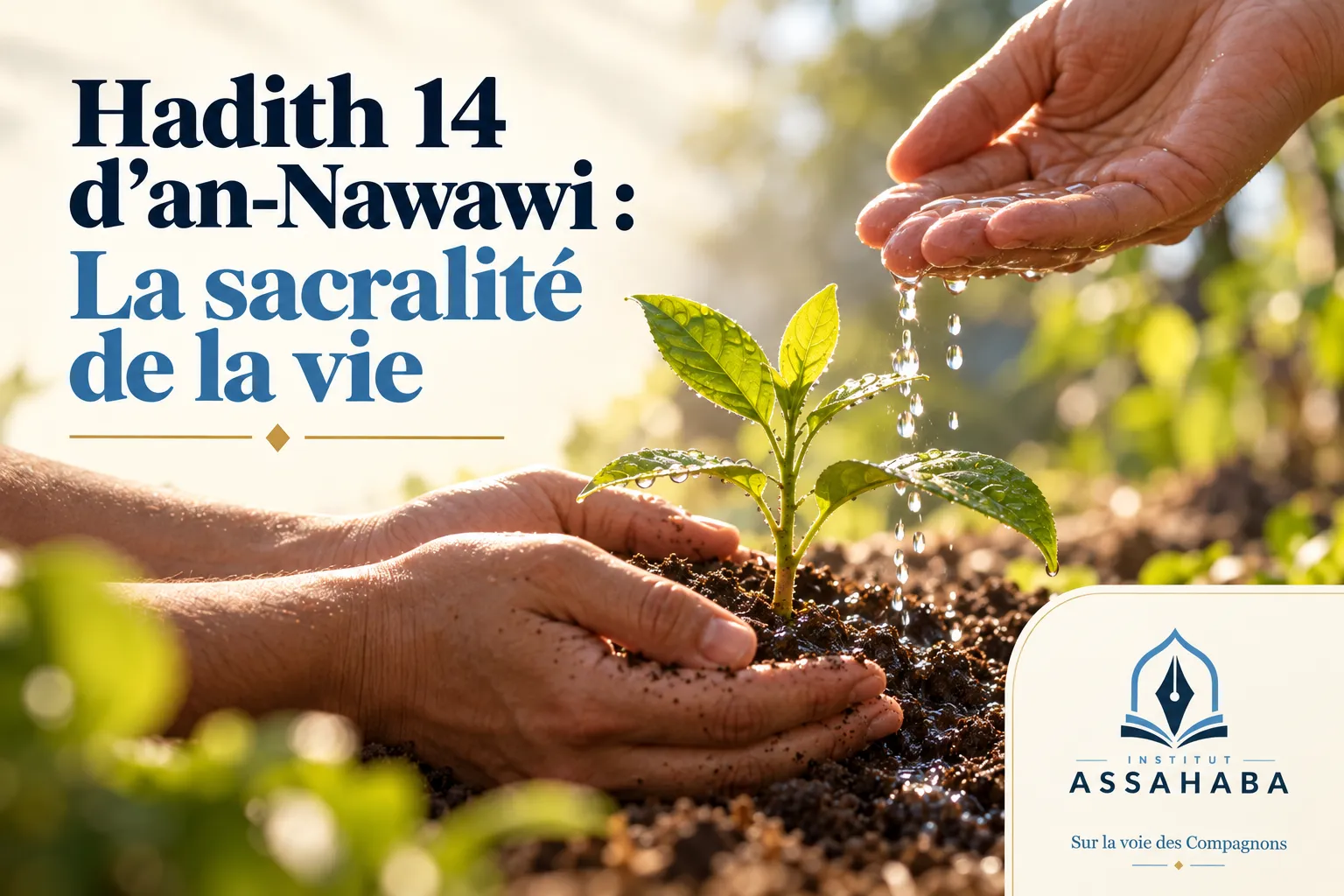 Couverture Institut Assahaba : Hadith 14 d’an-Nawawi : La sacralité de la vie