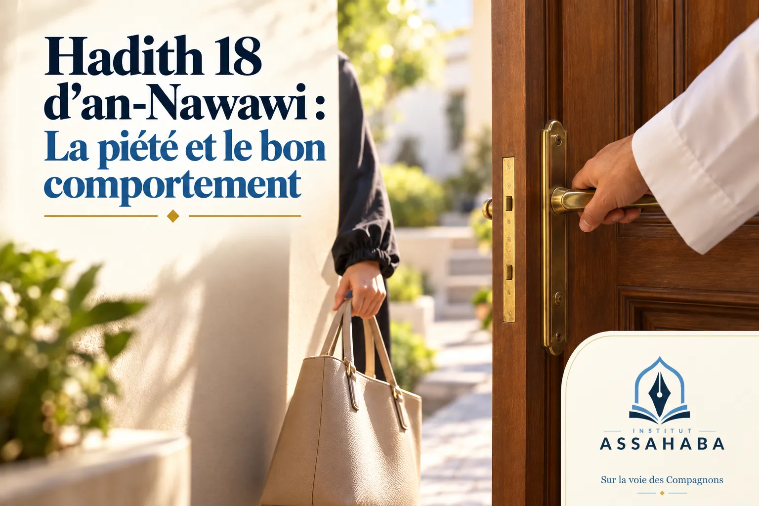 Couverture Institut Assahaba : Hadith 18 d’an-Nawawi : La piété et le bon comportement
