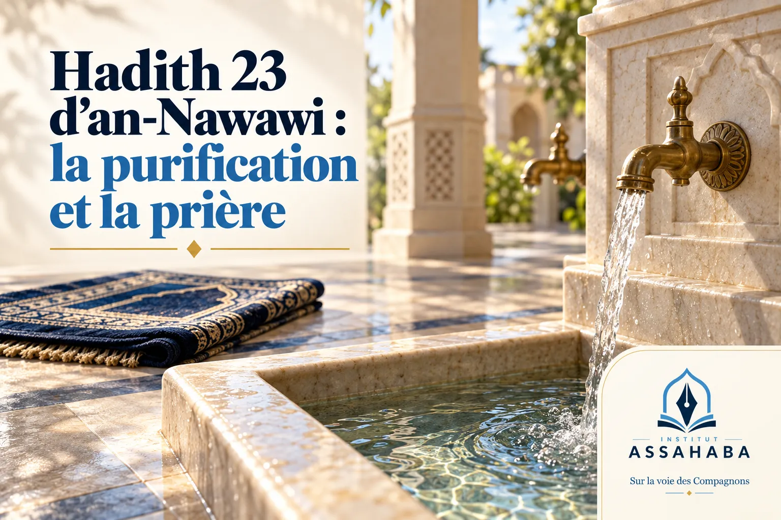 Couverture Institut Assahaba : Hadith 23 d’an-Nawawi : la purification et la prière