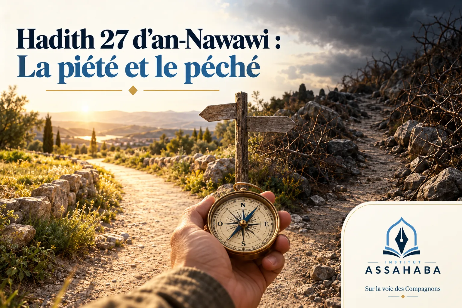 Couverture Institut Assahaba : Hadith 27 d’an-Nawawi : La piété et le péché