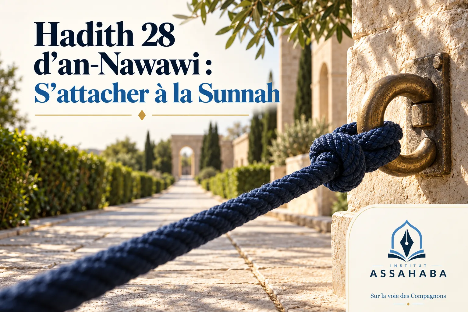 Couverture Institut Assahaba : Hadith 28 d’an-Nawawi : S’attacher à la Sunnah