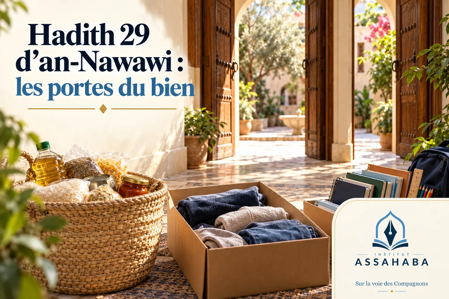 Couverture Institut Assahaba : Hadith 29 d’an-Nawawi : les portes du bien