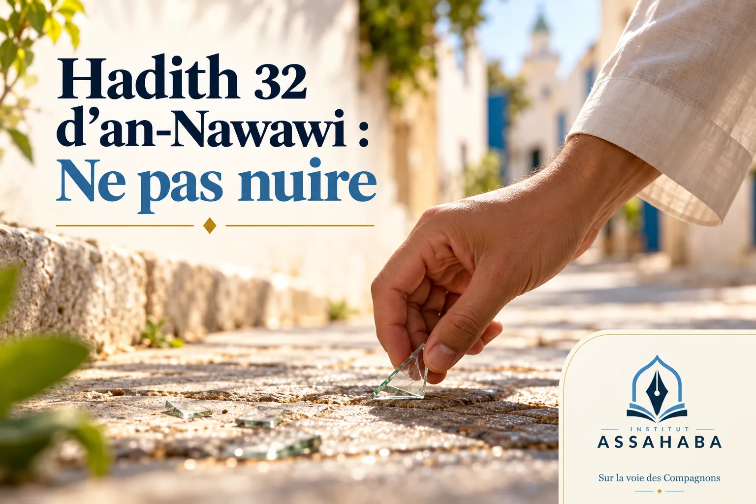 Couverture Institut Assahaba : Hadith 32 d’an-Nawawi : Ne pas nuire