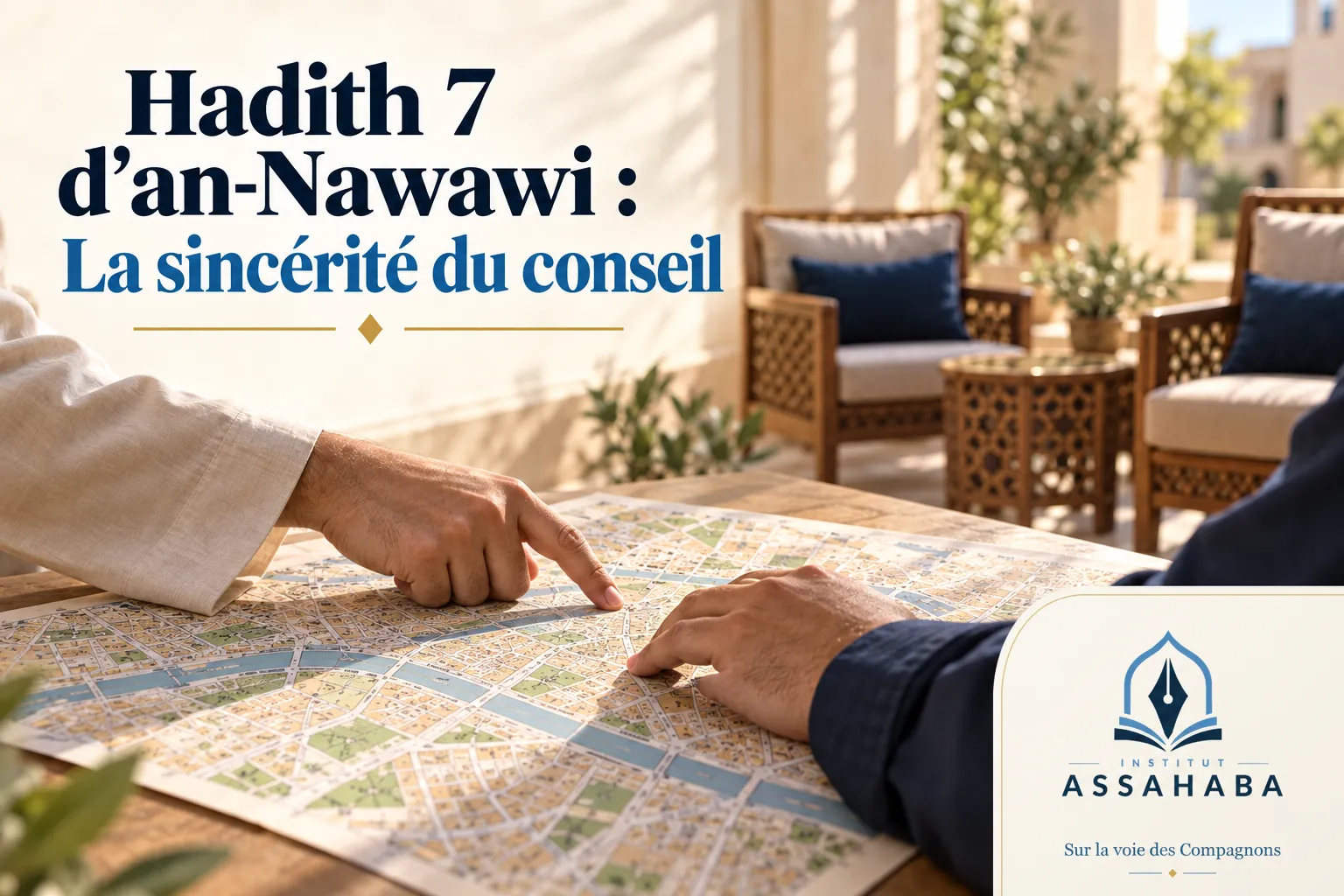 Couverture Institut Assahaba : Hadith 7 d’an-Nawawi : La sincérité du conseil