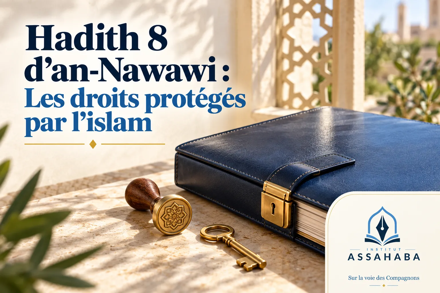 Couverture Institut Assahaba : Hadith 8 d’an-Nawawi : Les droits protégés par l’islam