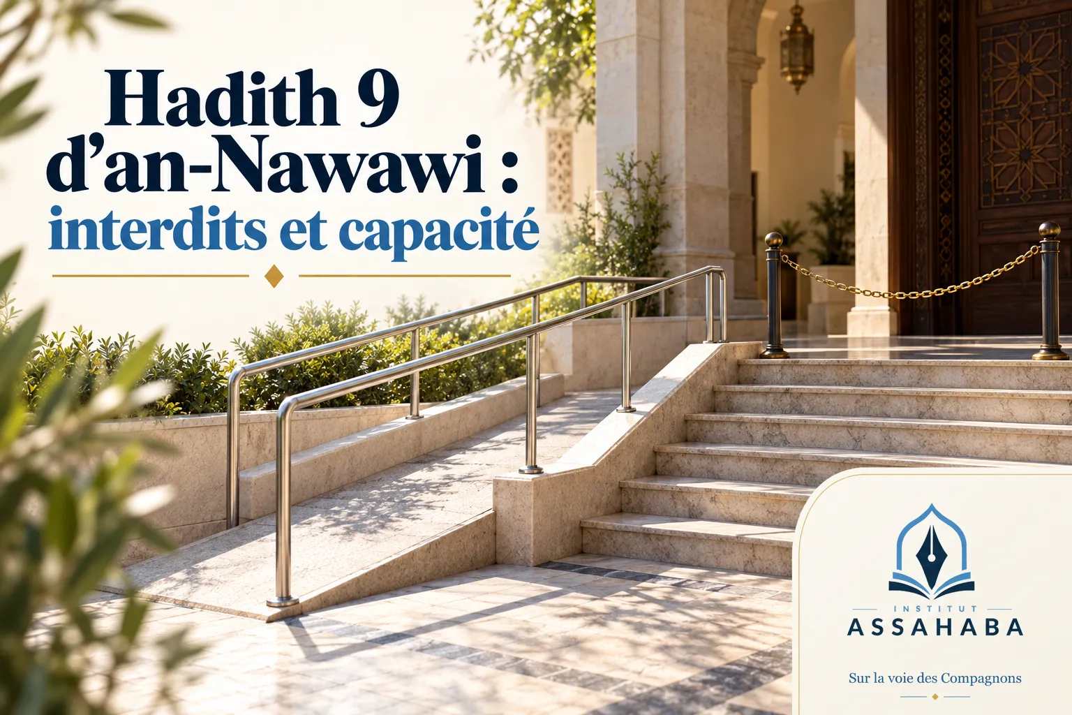 Couverture Institut Assahaba : Hadith 9 d’an-Nawawi : interdits et capacité