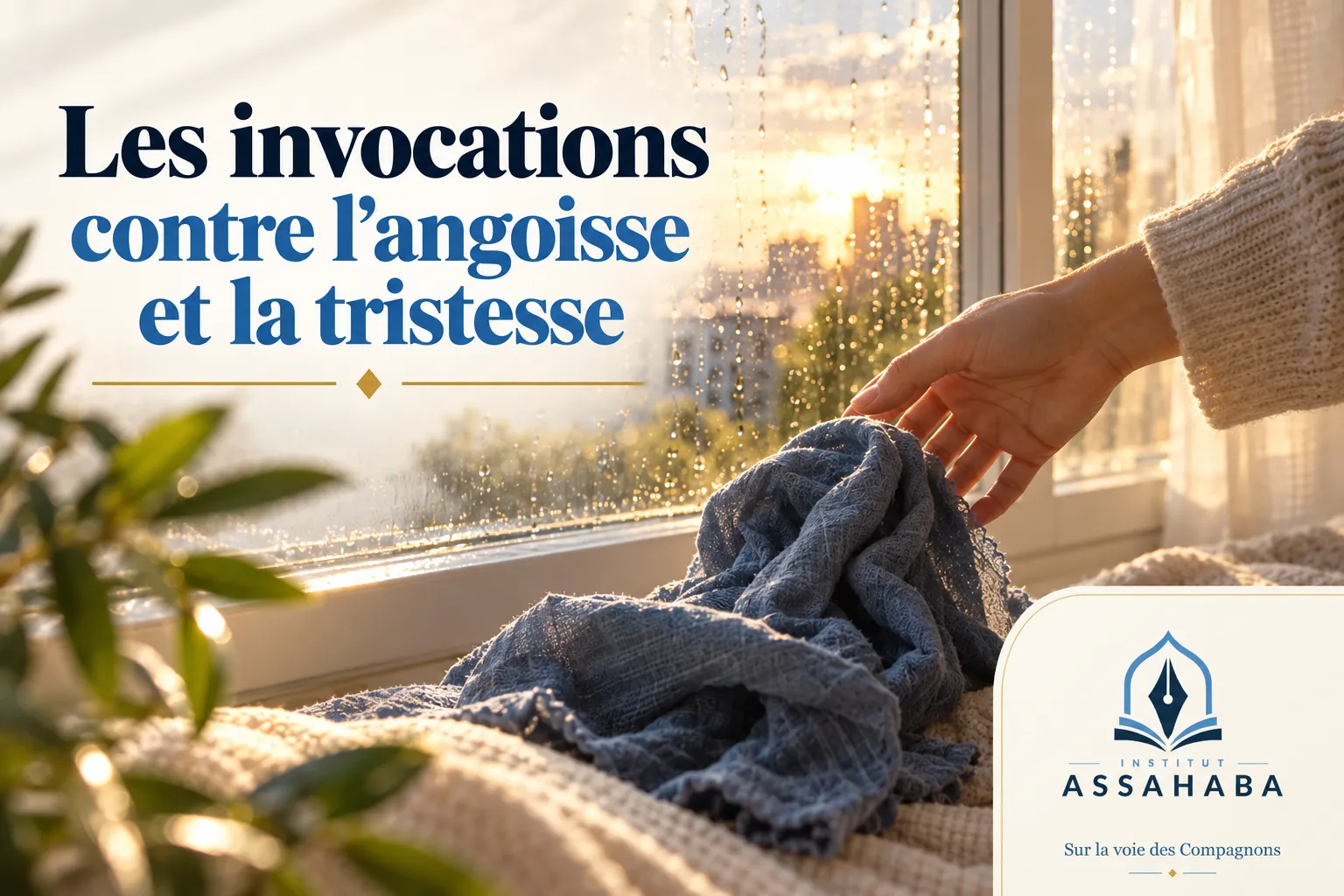 Couverture Institut Assahaba : Les invocations contre l’angoisse et la tristesse