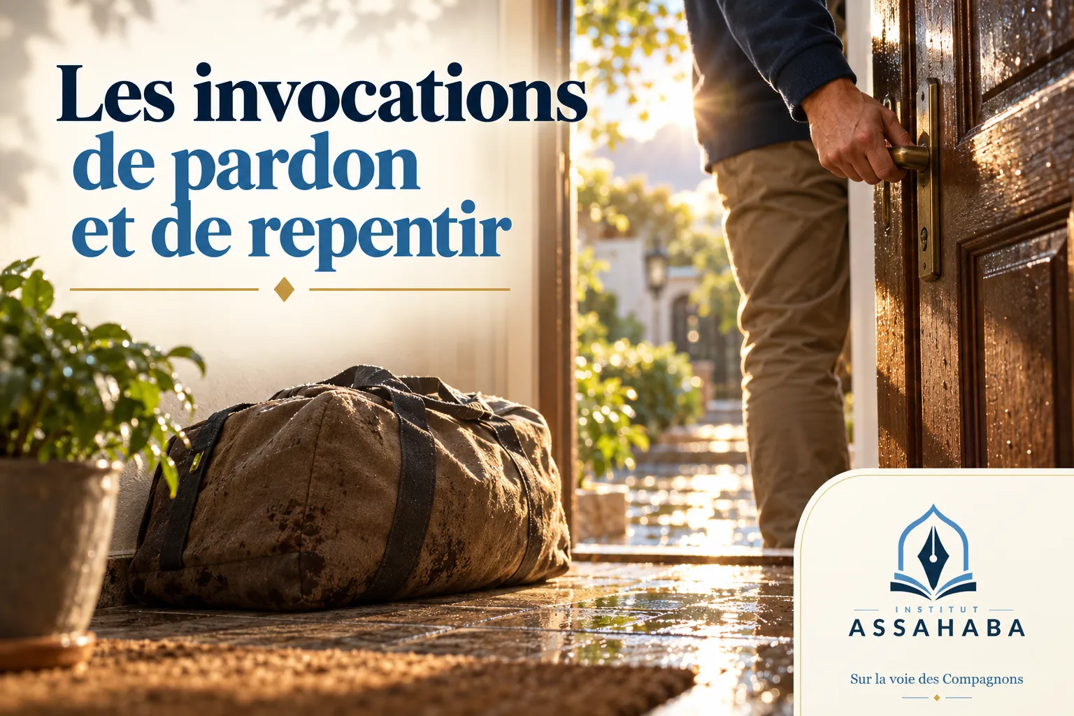 Couverture Institut Assahaba : Les invocations de pardon et de repentir