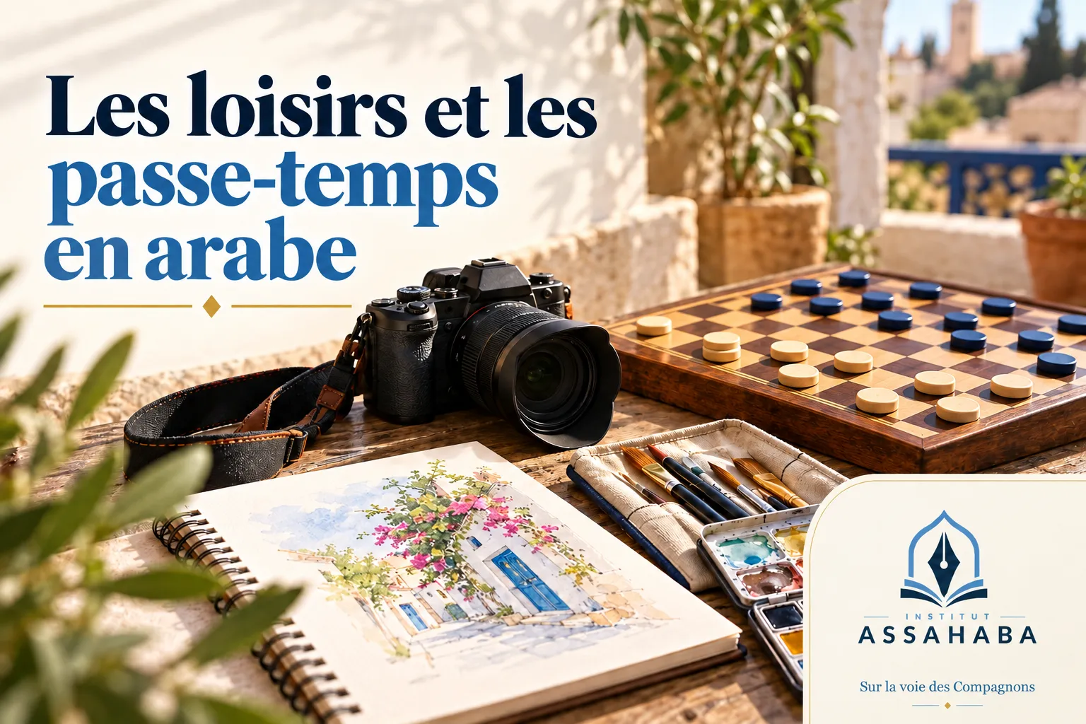 Couverture Institut Assahaba : Les loisirs et les passe-temps en arabe