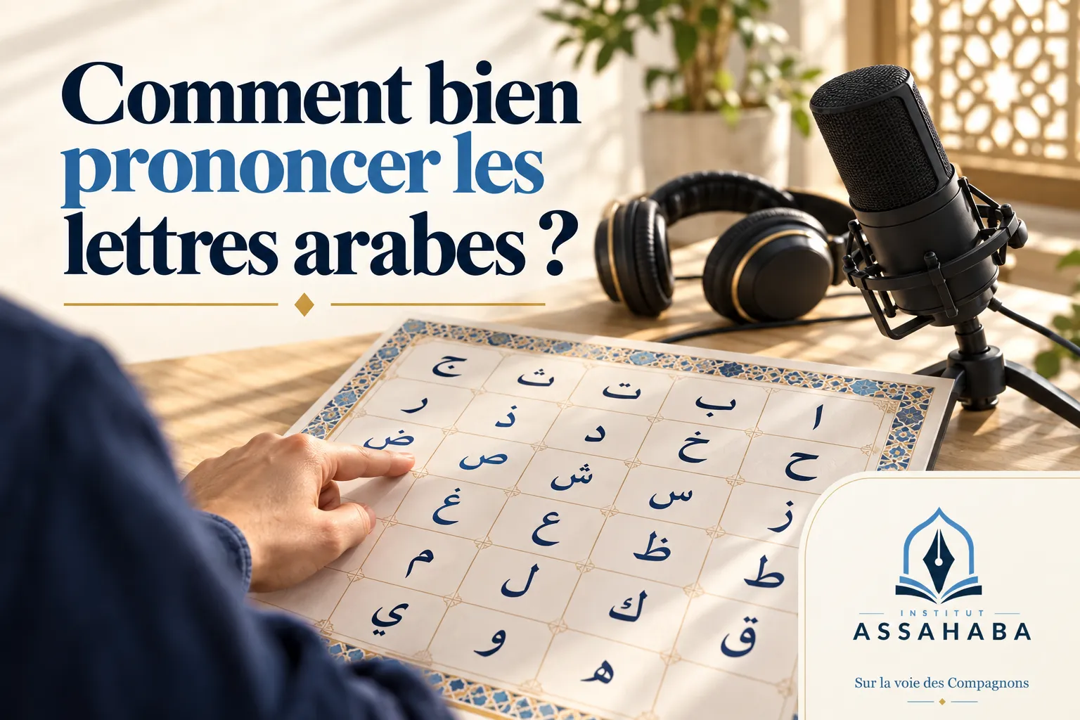 Couverture Institut Assahaba : Comment bien prononcer les lettres arabes ?