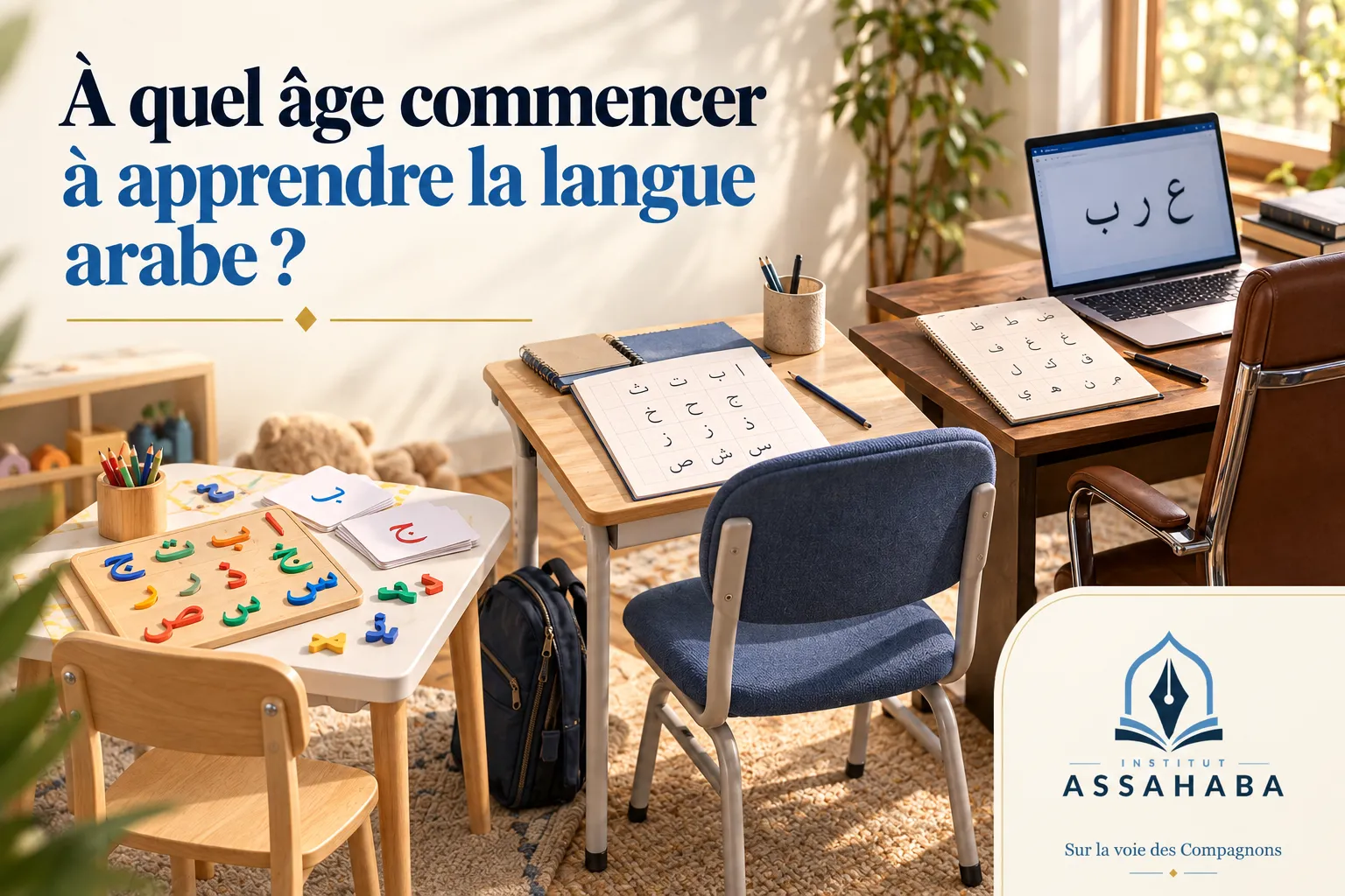 Couverture Institut Assahaba : À quel âge commencer à apprendre la langue arabe ?