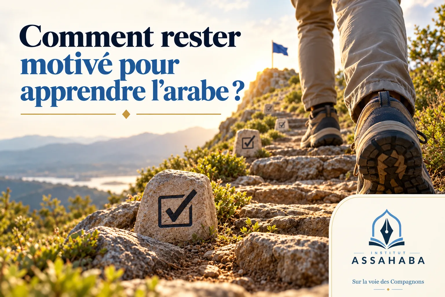 Couverture Institut Assahaba : Comment rester motivé pour apprendre l'arabe ?