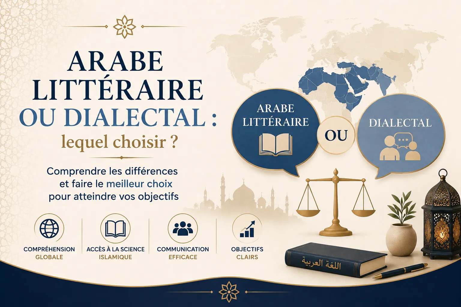 Arabe littéraire ou dialectal : lequel choisir ?
