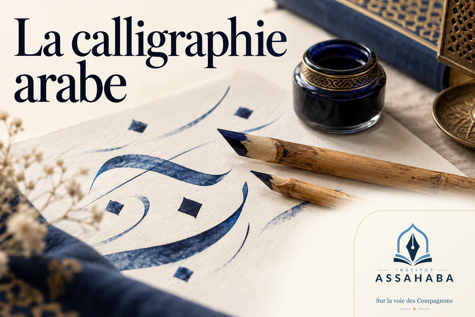 Couverture Institut Assahaba : la calligraphie arabe : son vocabulaire