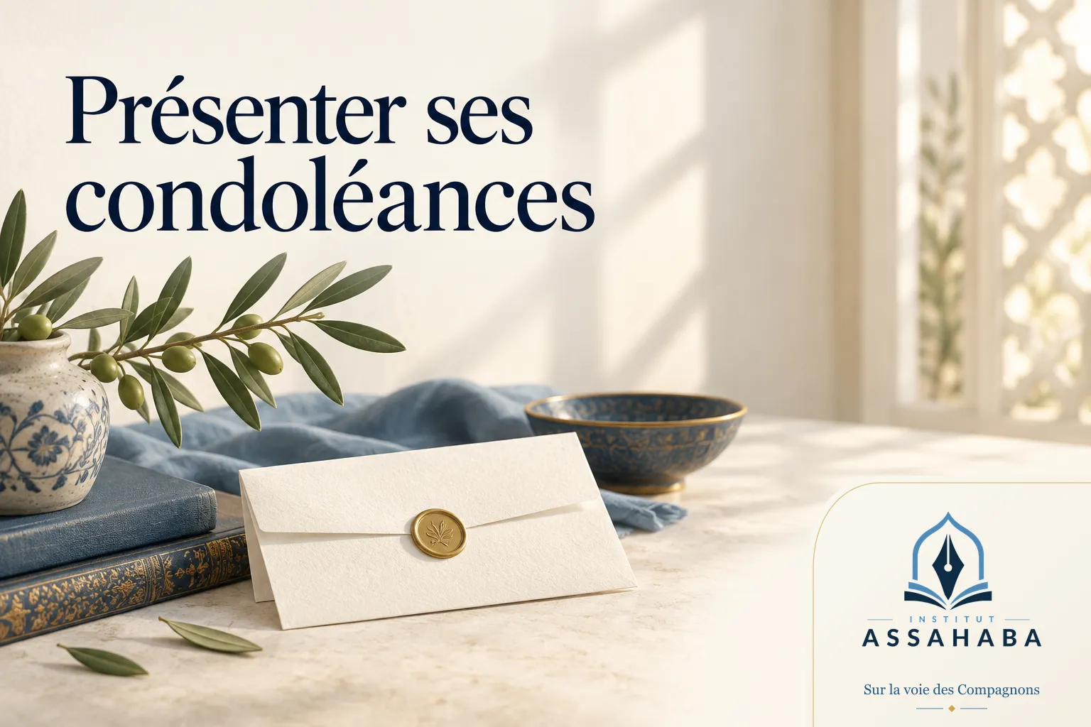 Couverture Institut Assahaba : présenter ses condoléances en arabe