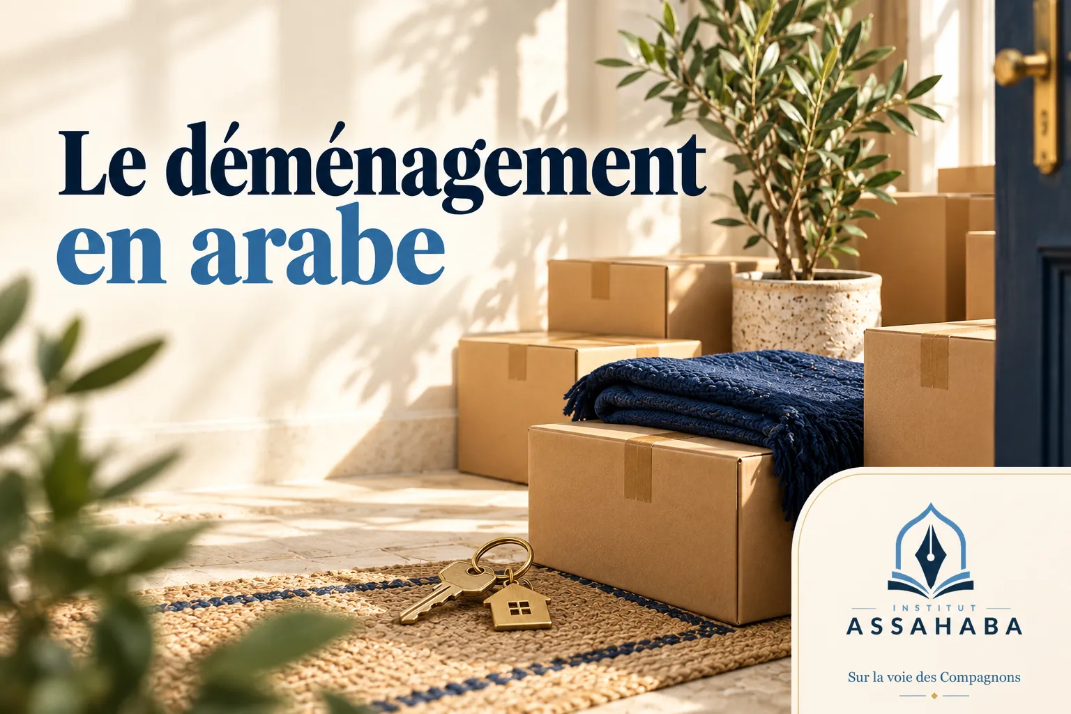 Couverture Institut Assahaba : le déménagement en arabe