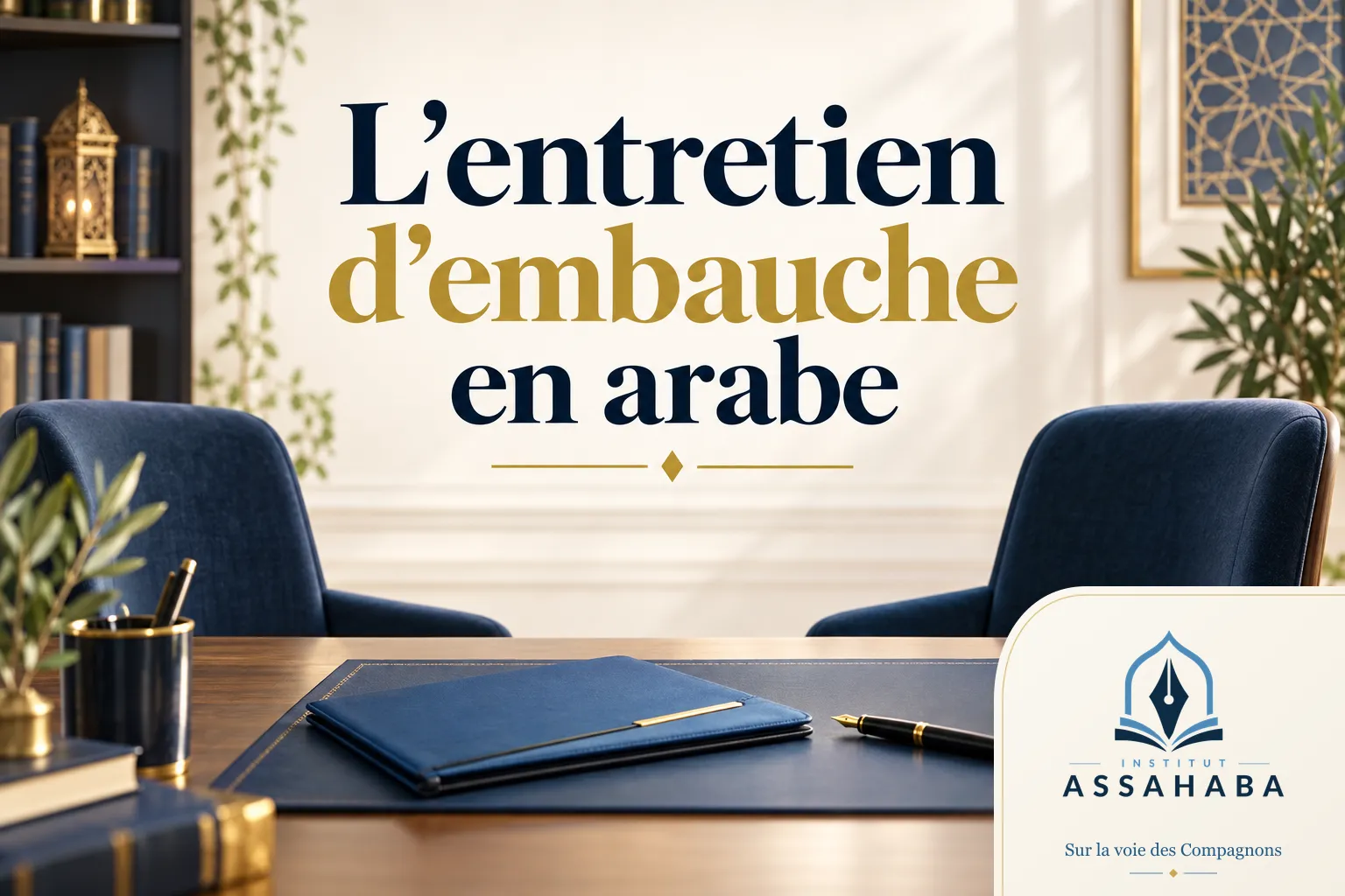 Couverture Institut Assahaba : l'entretien d'embauche en arabe