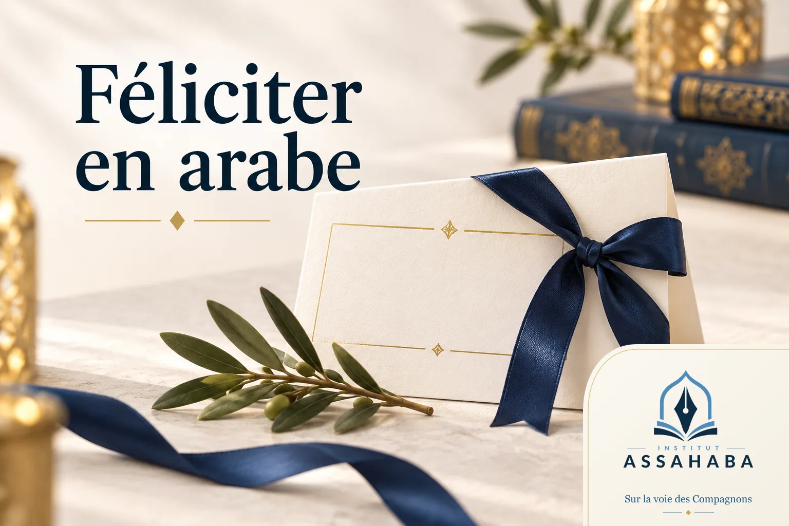 Couverture Institut Assahaba : féliciter et présenter ses vœux en arabe