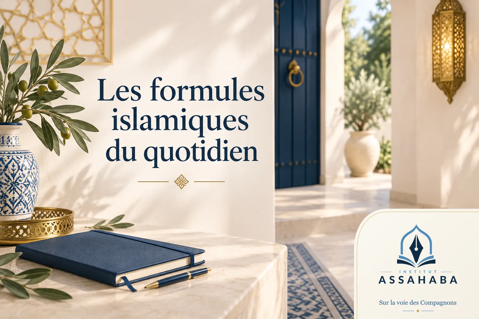 Couverture Institut Assahaba : les formules islamiques du quotidien en arabe