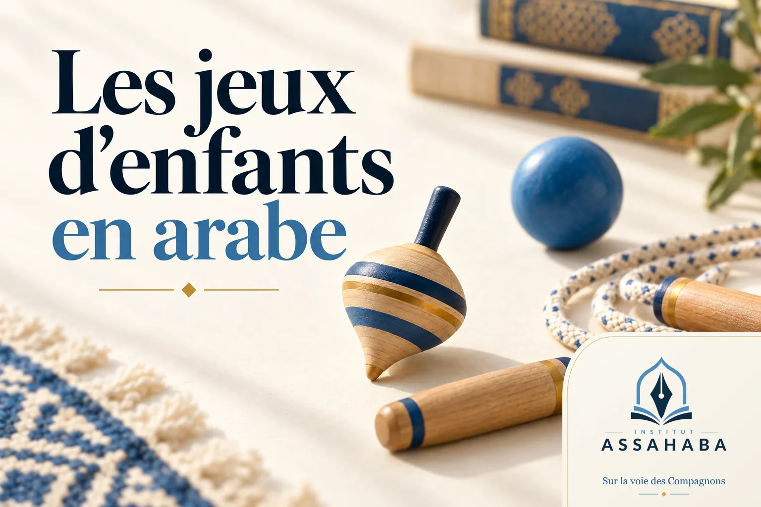 Couverture Institut Assahaba : les jeux d'enfants en arabe