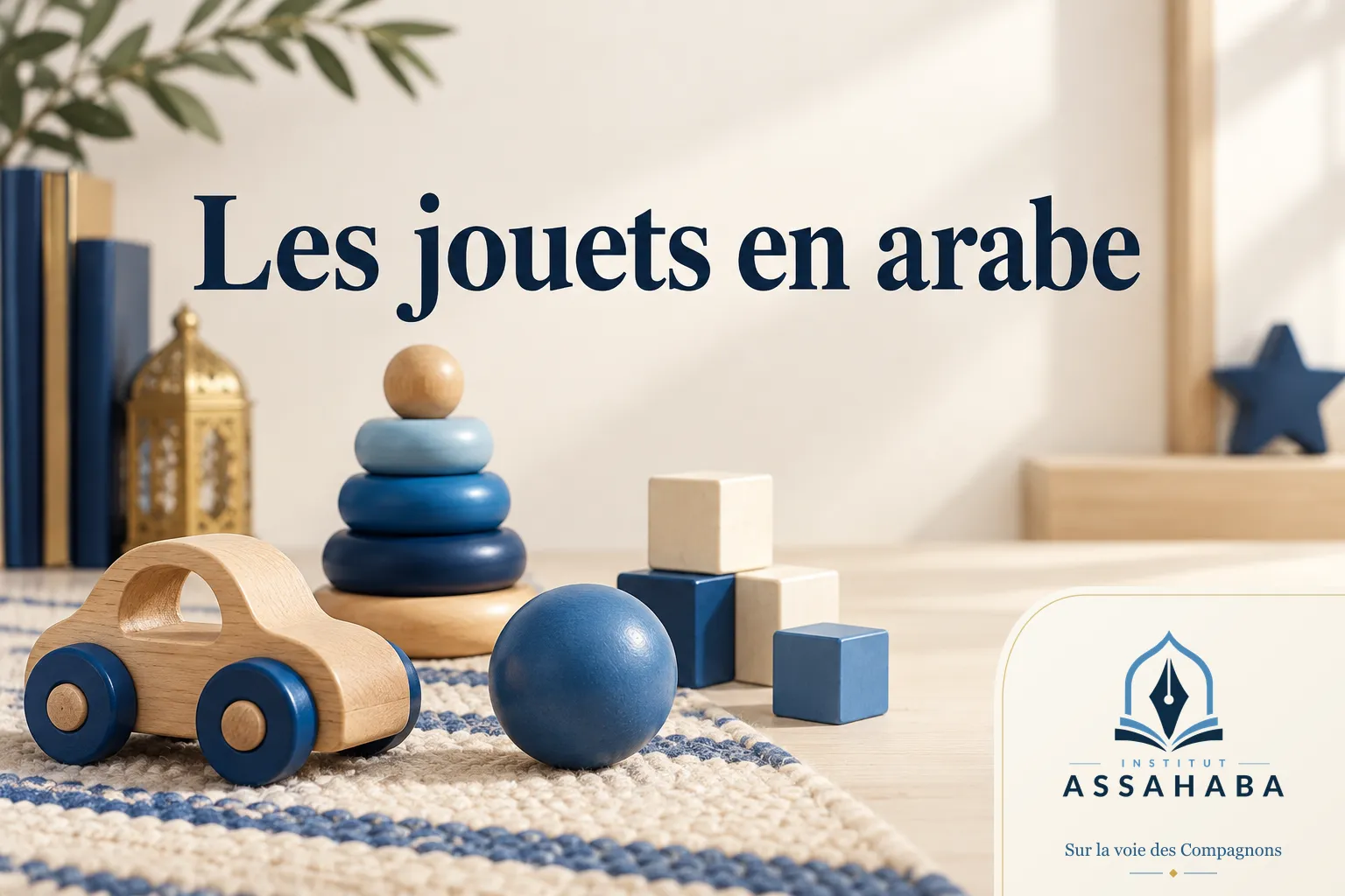 Couverture Institut Assahaba : les jouets en arabe