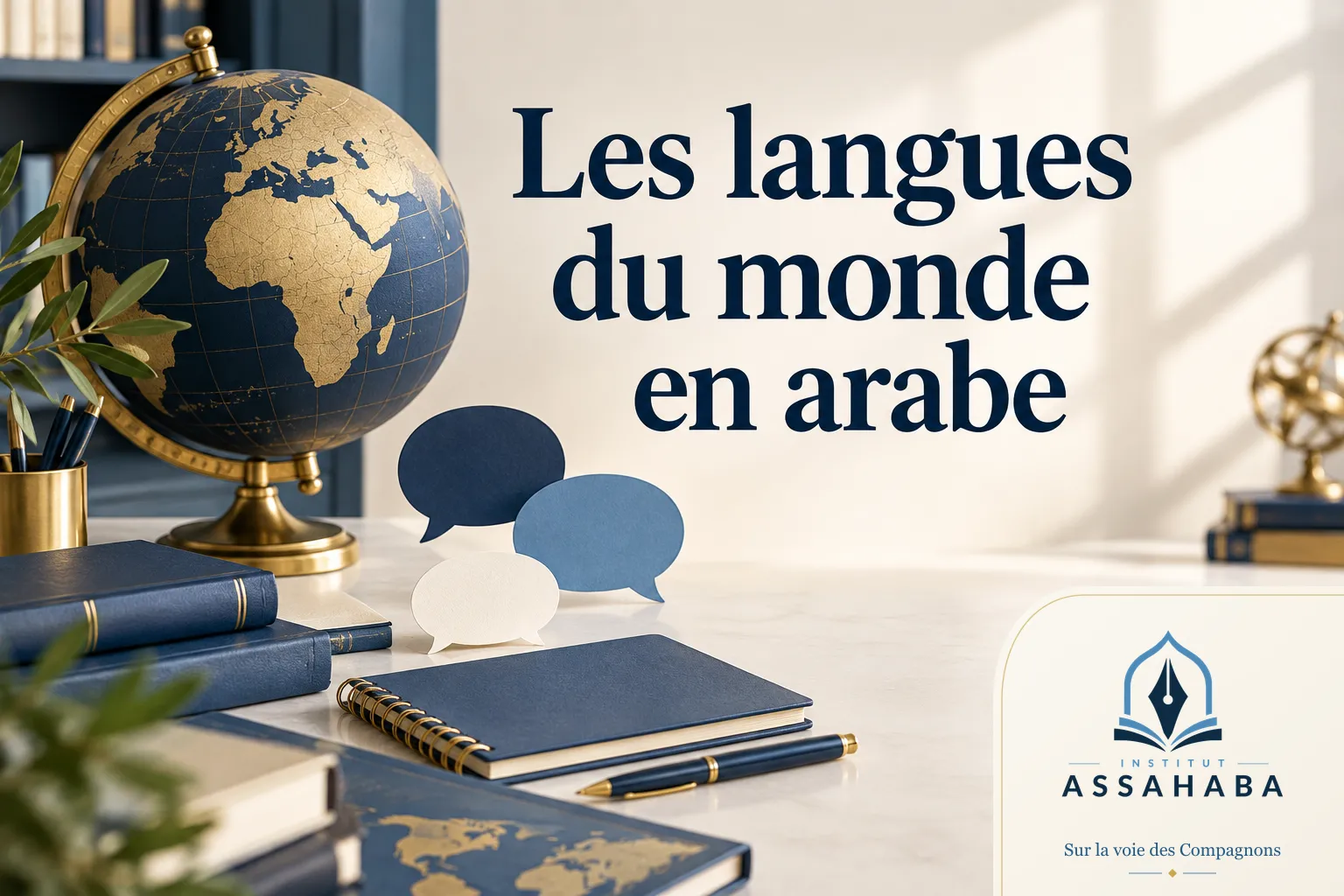 Couverture Institut Assahaba : les langues du monde en arabe