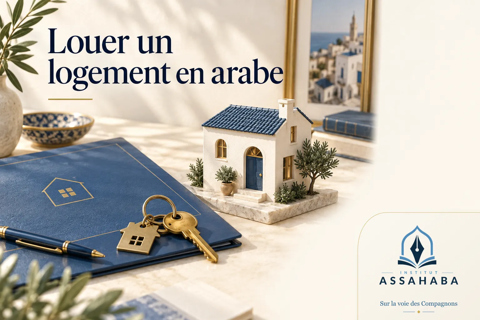 Couverture Institut Assahaba : la location et le logement en arabe