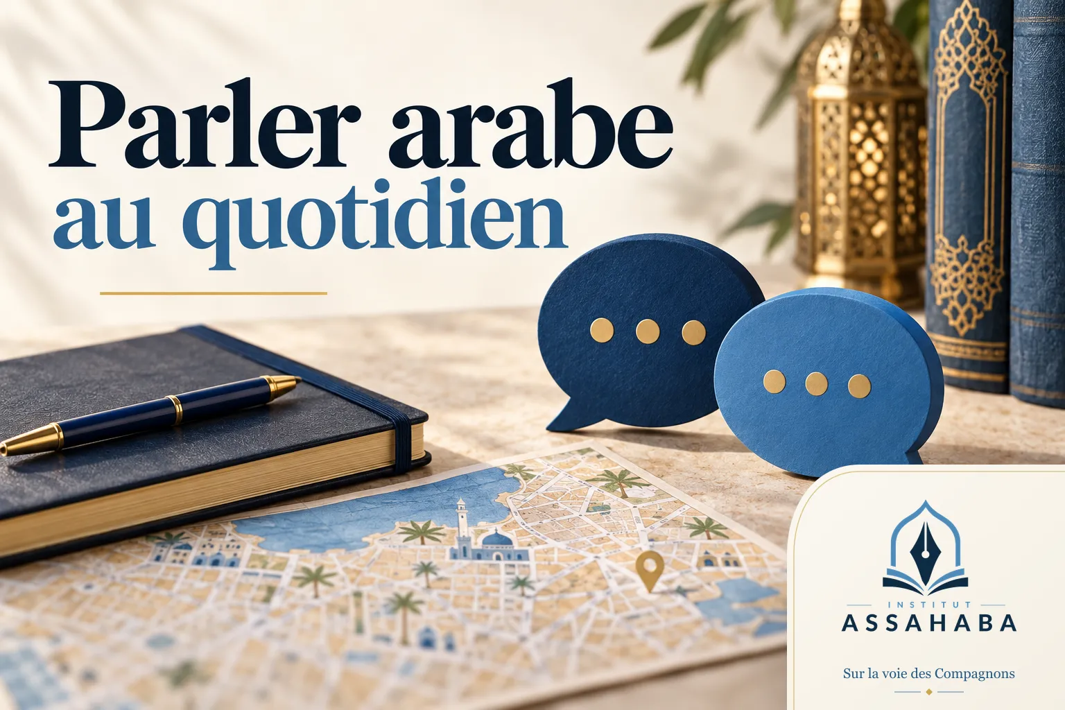 Couverture Institut Assahaba : parler arabe en situation : les scènes du quotidien
