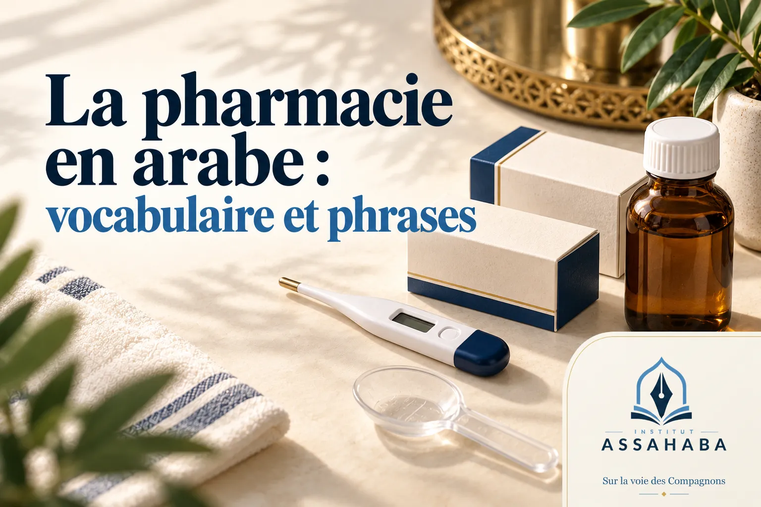Couverture Institut Assahaba : la pharmacie en arabe