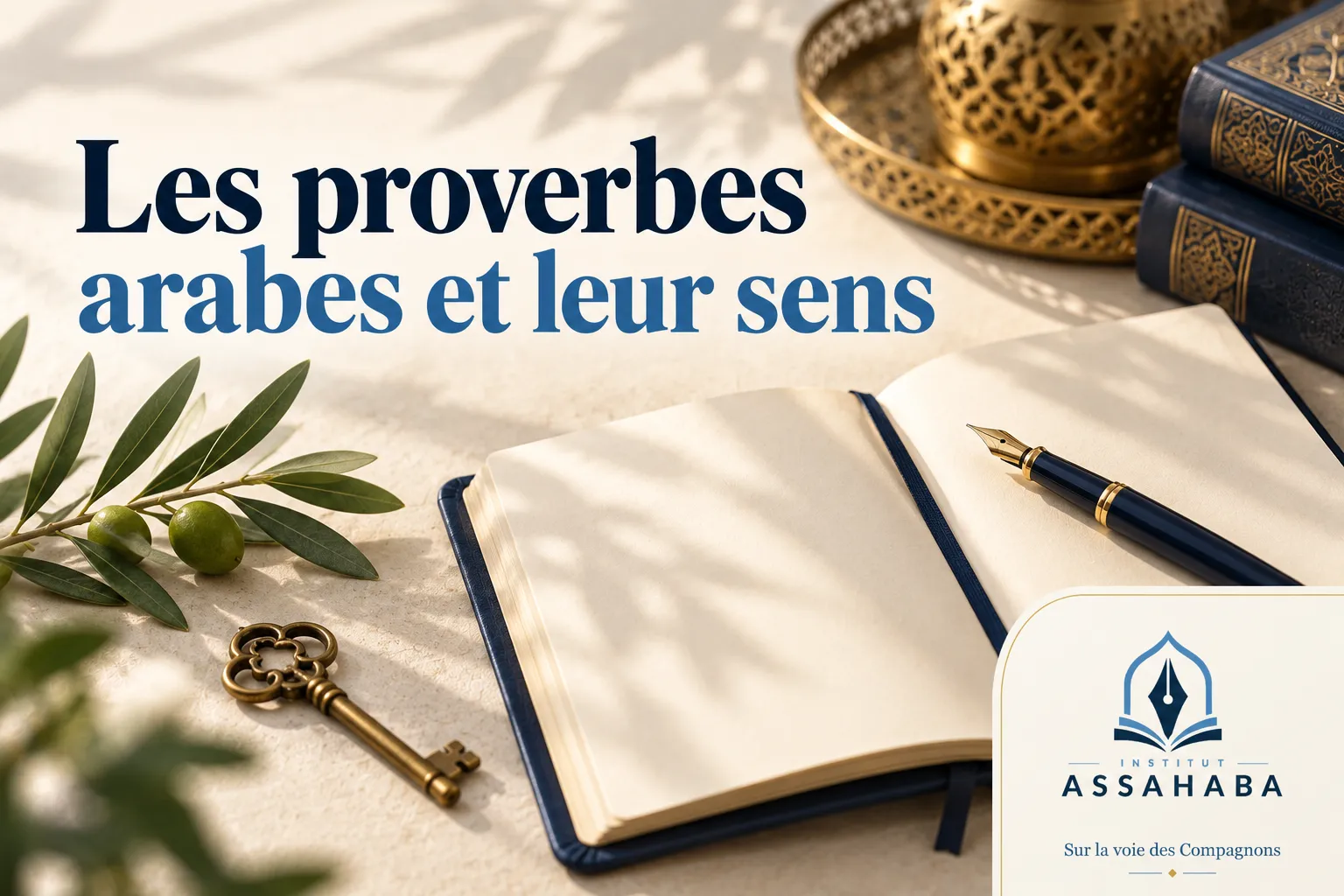 Couverture Institut Assahaba : les proverbes arabes et leur sens