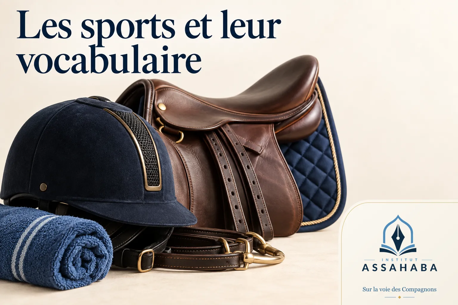 Couverture Institut Assahaba : l'équitation, le tir à l'arc et la natation en arabe