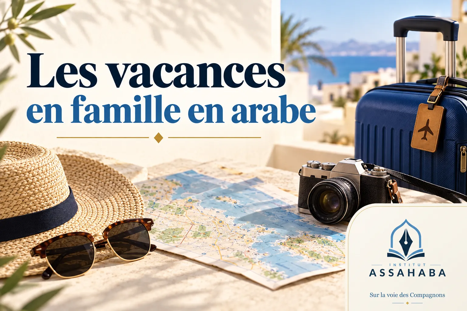 Couverture Institut Assahaba : les vacances en famille en arabe
