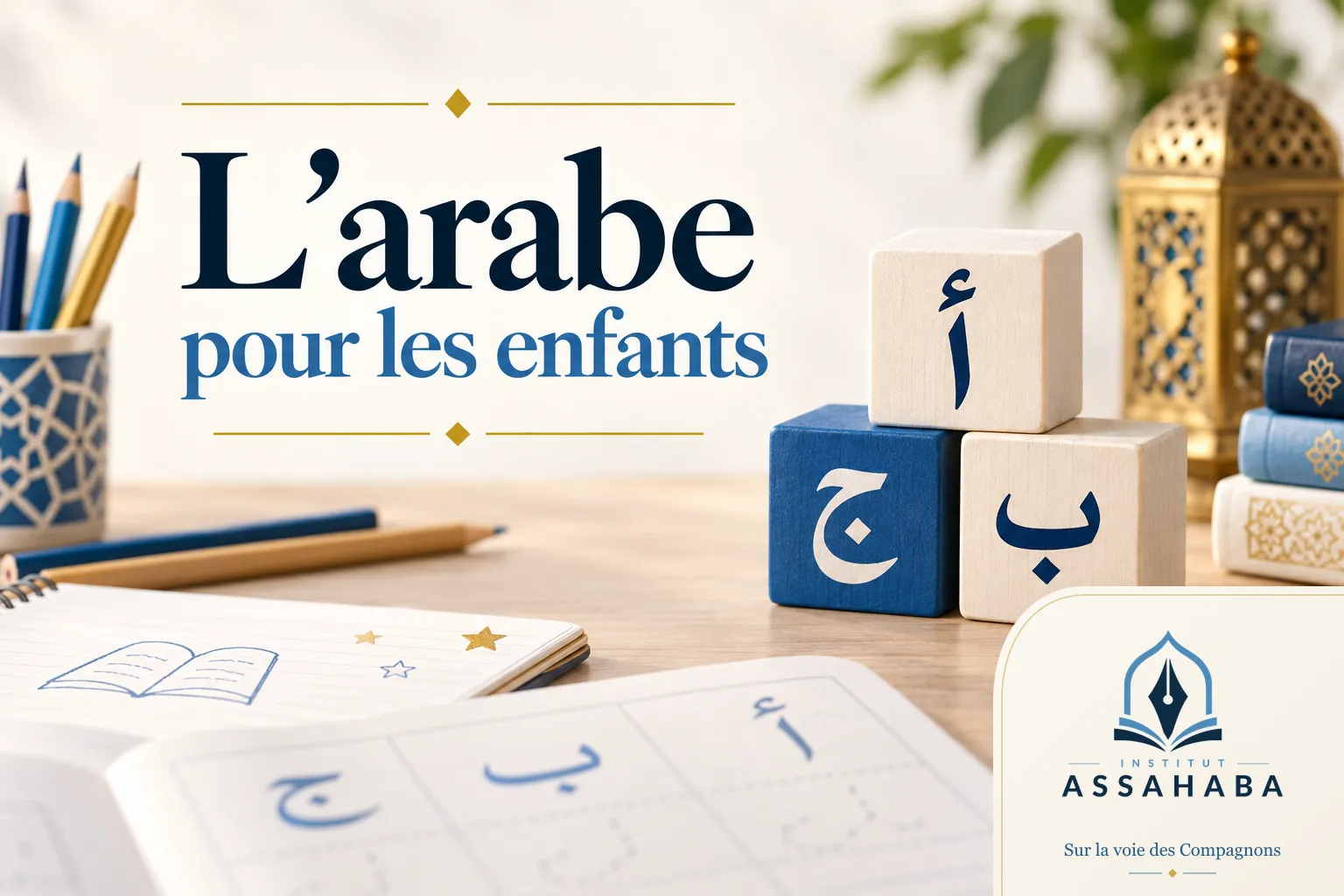 Couverture Institut Assahaba : le vocabulaire arabe des enfants : jeux, école et maison