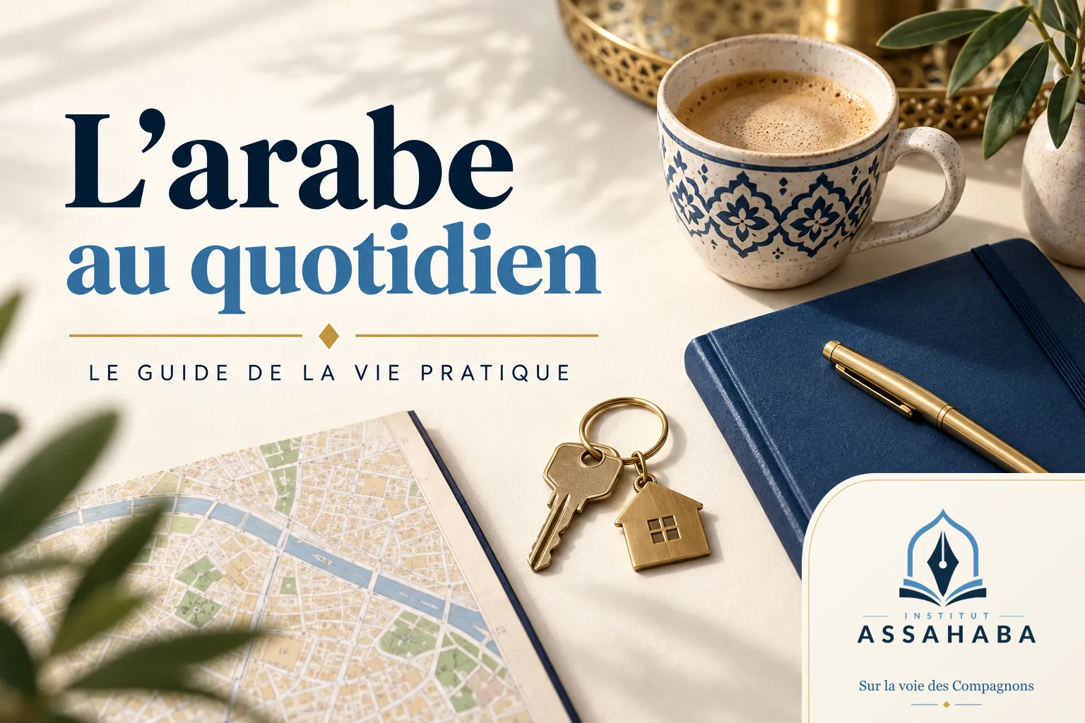 Couverture Institut Assahaba : le vocabulaire arabe de la vie pratique : se débrouiller au quotidien