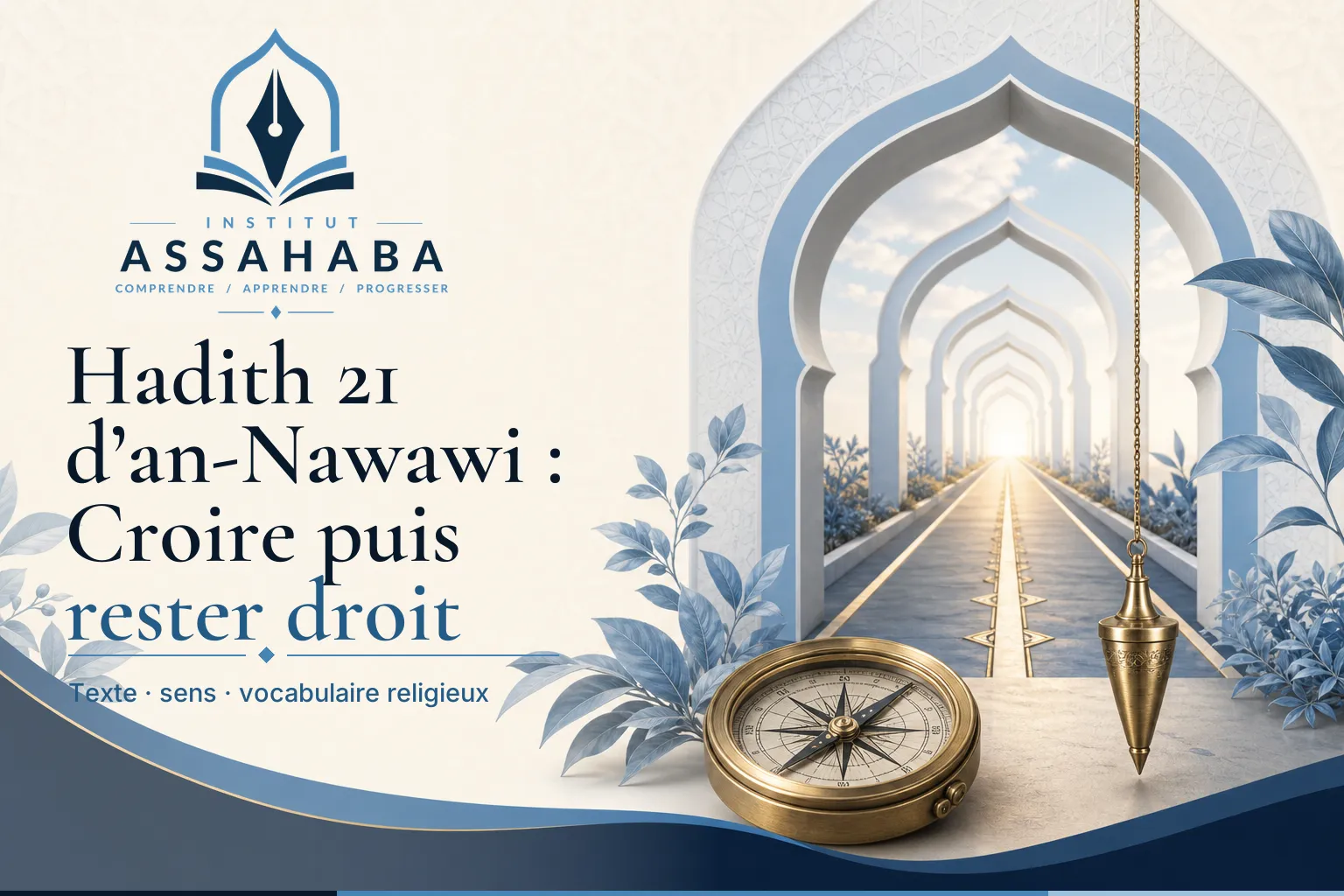 Hadith 21 d’an-Nawawi : Croire puis rester droit