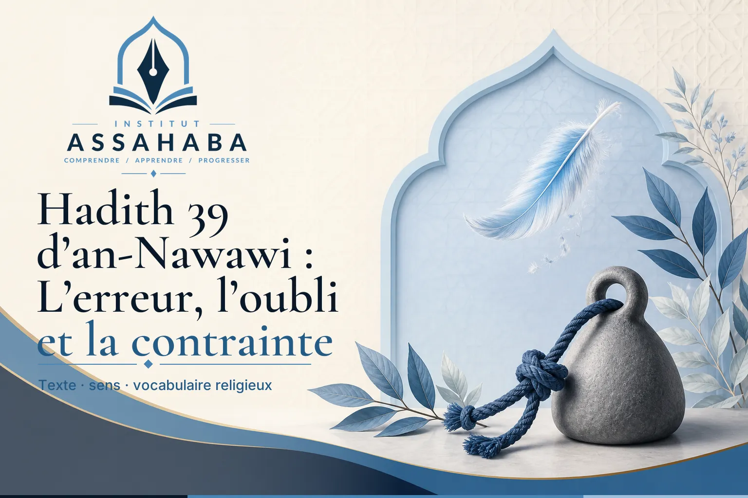 Hadith 39 d’an-Nawawi : L’erreur, l’oubli et la contrainte