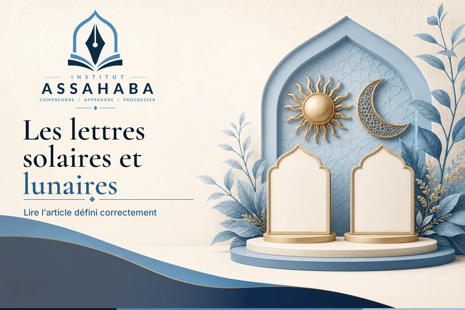 Les lettres solaires et lunaires en arabe : lire ال correctement