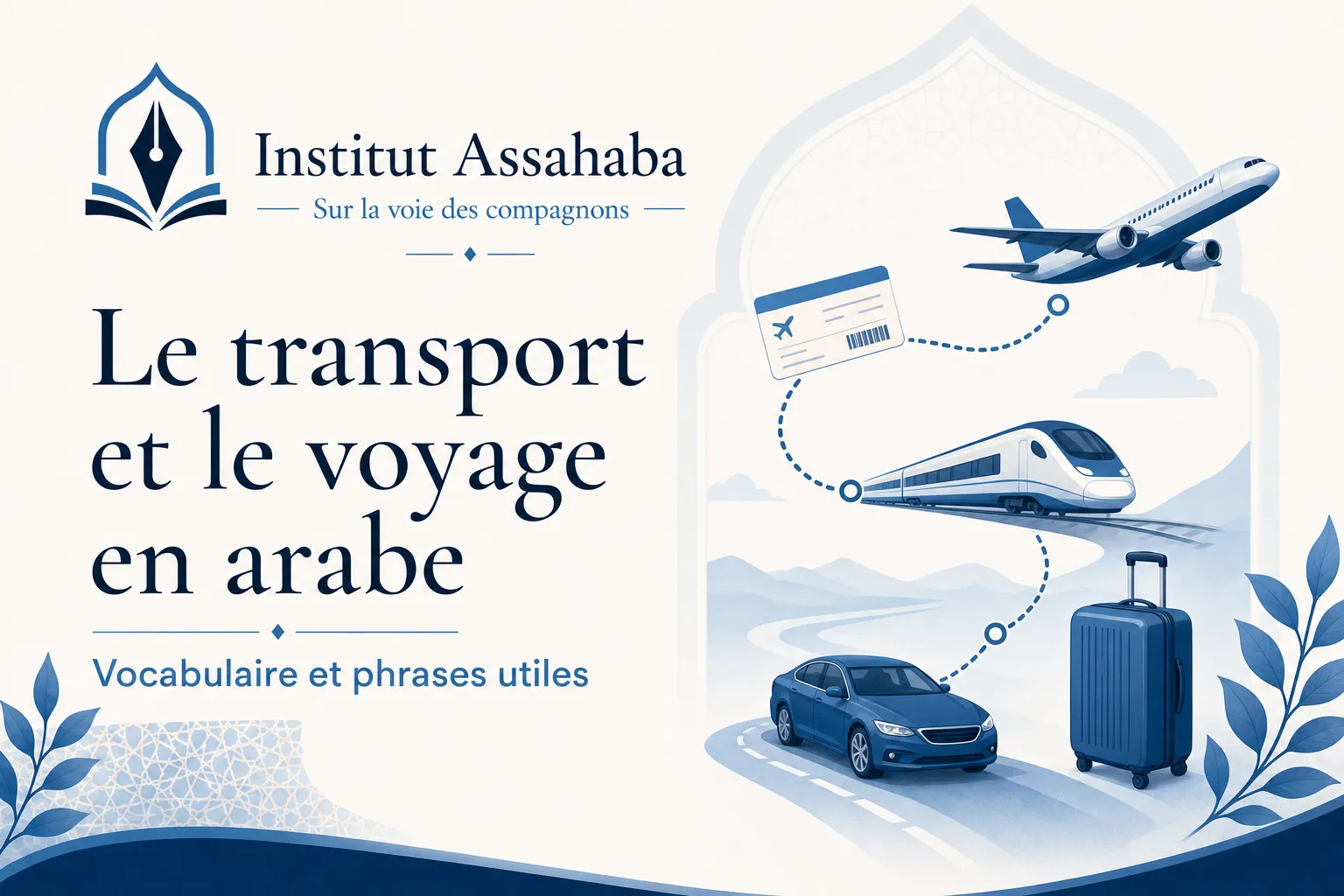 Le transport et le voyage en arabe