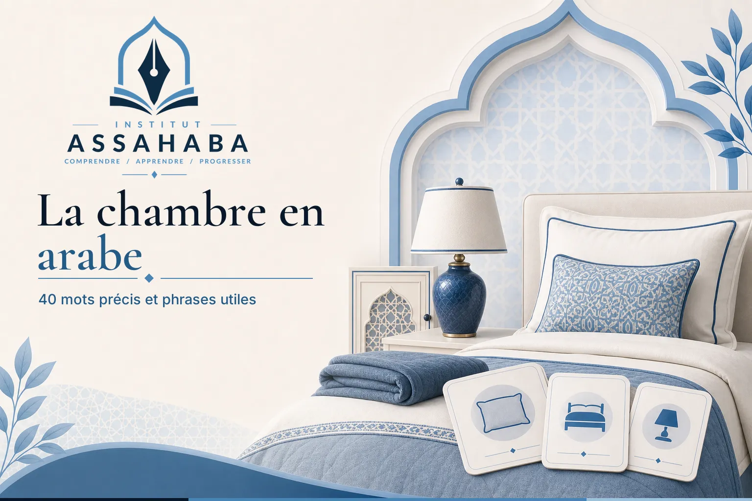 La chambre en arabe : 40 mots précis et phrases utiles